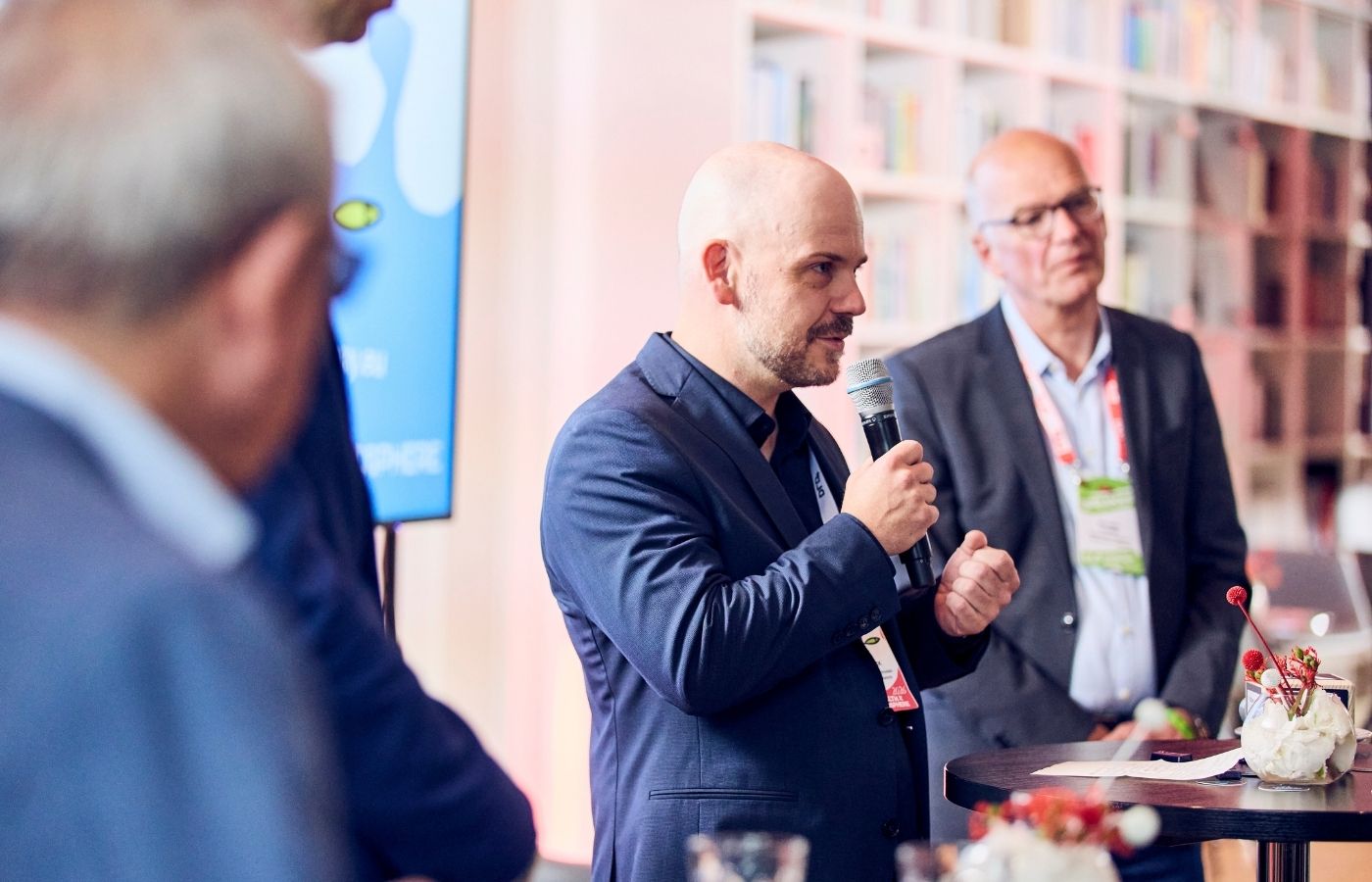 Dr. Jan Smeddinck bei der DLD Health x BAIOSPHERE